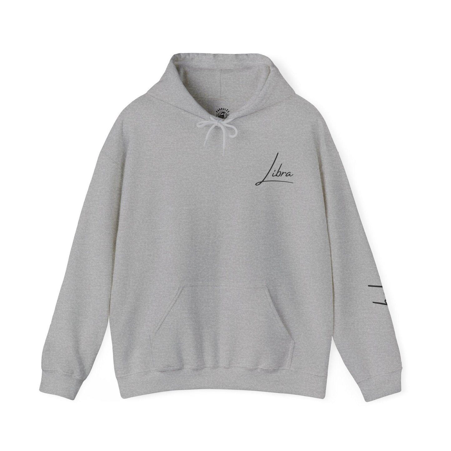 Unisex Hooded Sweatshirt - Libra Sign - Pardalês_Free Lifestyle