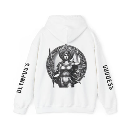 Unisex Hooded Sweatshirt - Olympus's Goddess Athena - Pardalês_Free Lifestyle