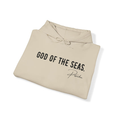 Unisex Hooded Sweatshirt - Olympus's God Poseidon - Pardalês_Free Lifestyle