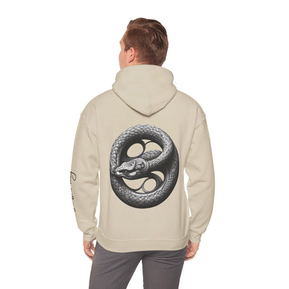 Unisex Hooded Sweatshirt - Chinese Zodiac Snake - Pardalês_Free Lifestyle