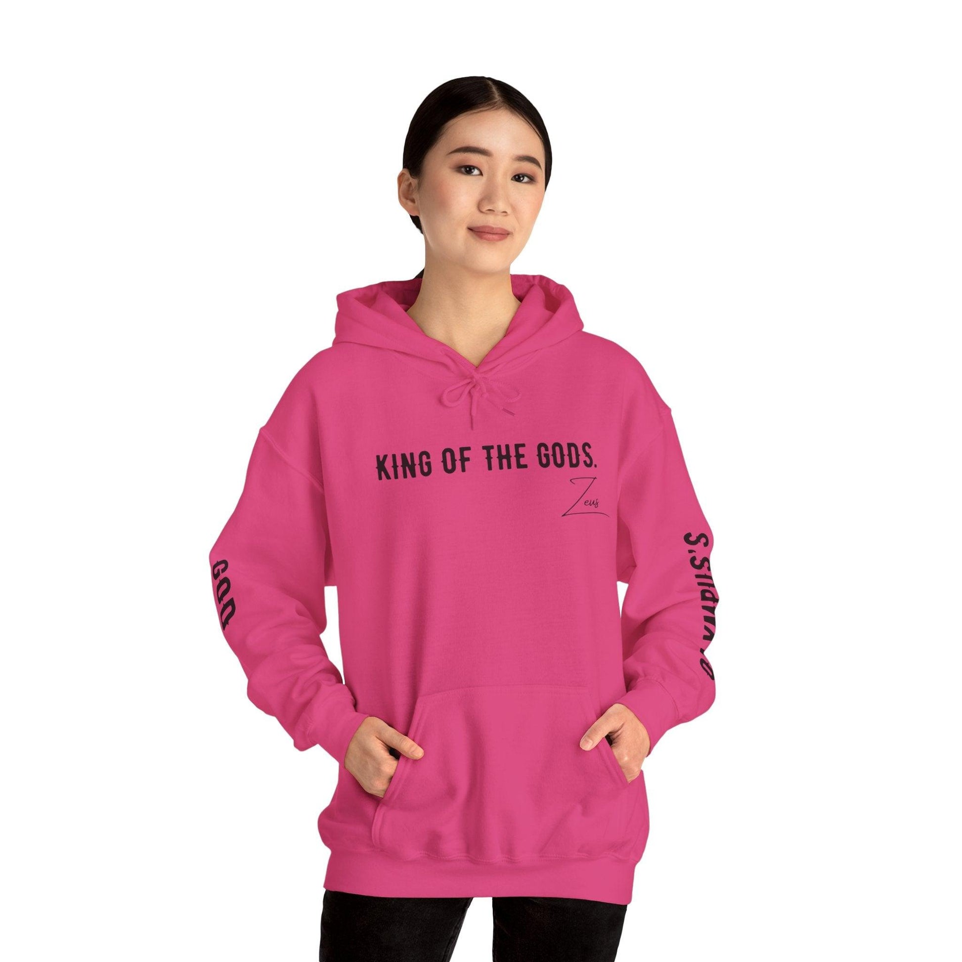 Unisex Hooded Sweatshirt - Olympus's God Zeus - Pardalês_Free Lifestyle