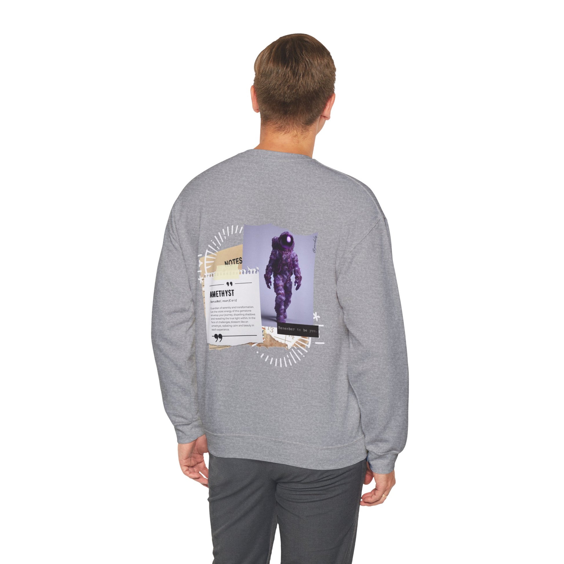 Unisex Sweatshirt - Amethyst - Pardalês_Free Lifestyle