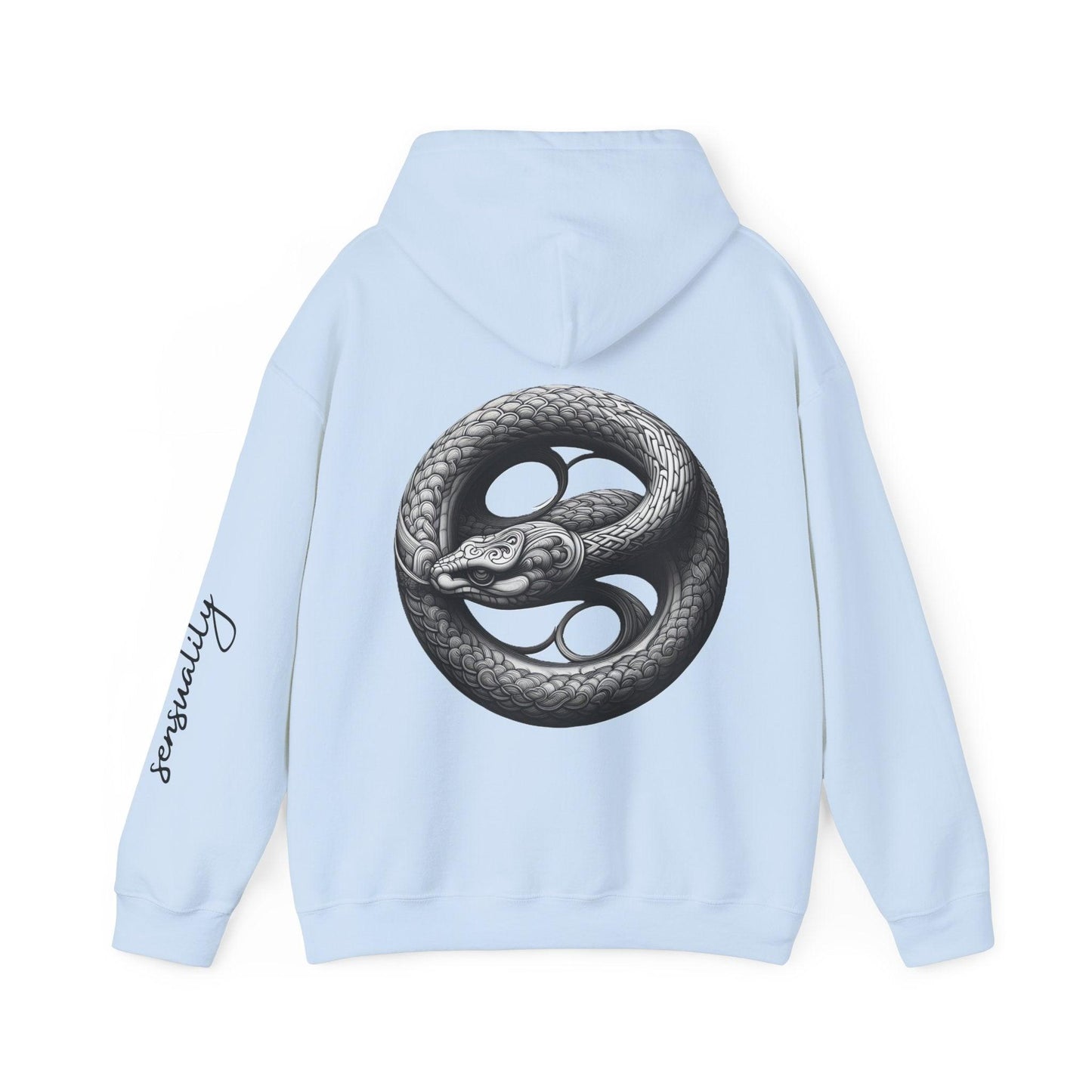 Unisex Hooded Sweatshirt - Chinese Zodiac Snake - Pardalês_Free Lifestyle