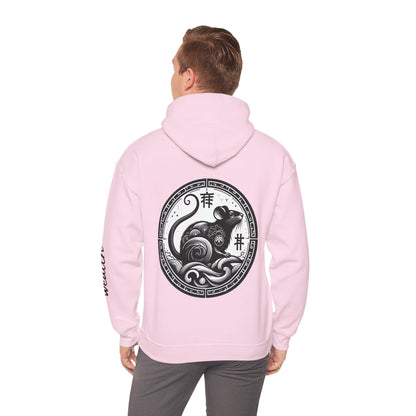 Unisex Hooded Sweatshirt - Chinese Zodiac Rat - Pardalês_Free Lifestyle