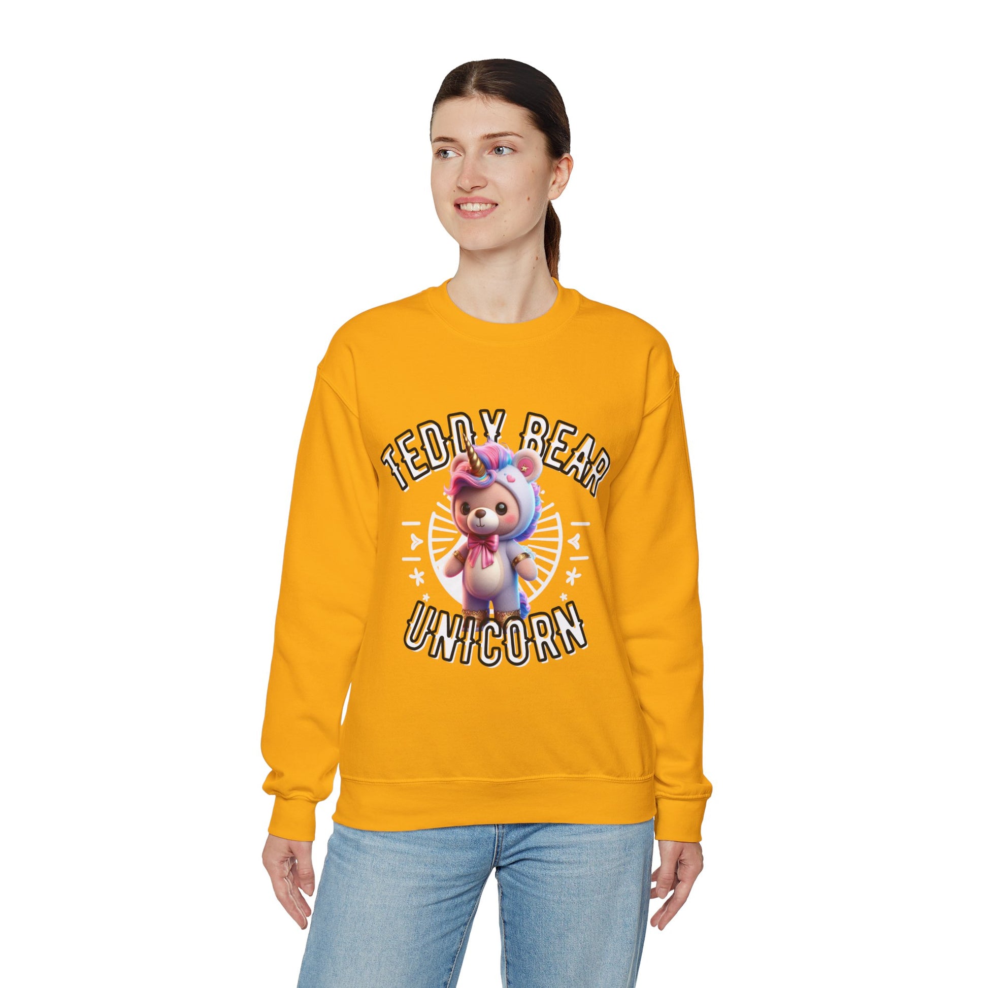 Unisex Sweatshirt - Teddy Unicorn - Pardalês_Free Lifestyle