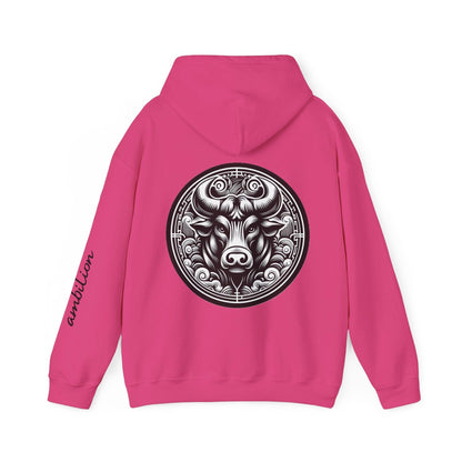 Unisex Hooded Sweatshirt - Chinese Zodiac Bull - Pardalês_Free Lifestyle