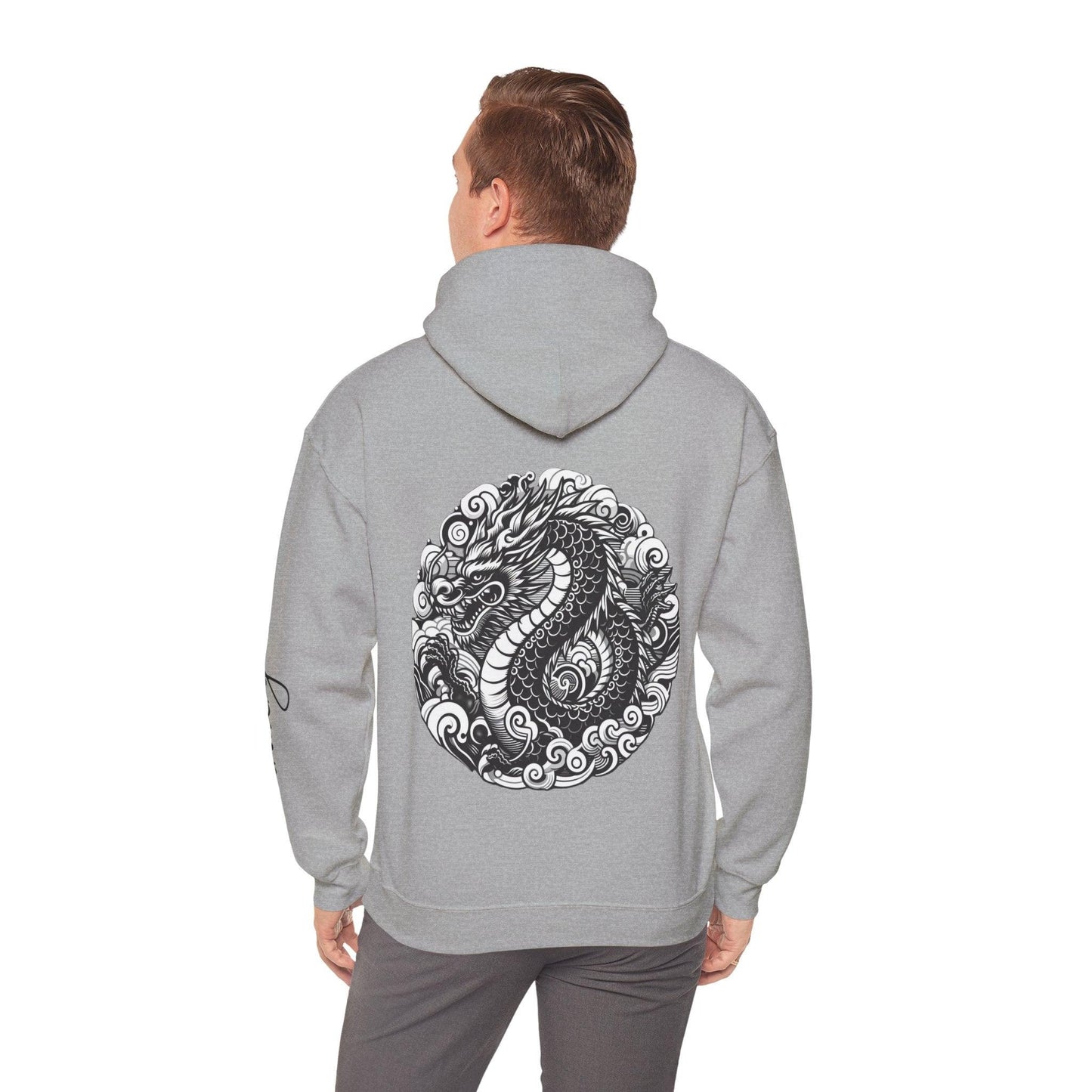 Unisex Hooded Sweatshirt - Chinese Zodiac Dragon - Pardalês_Free Lifestyle