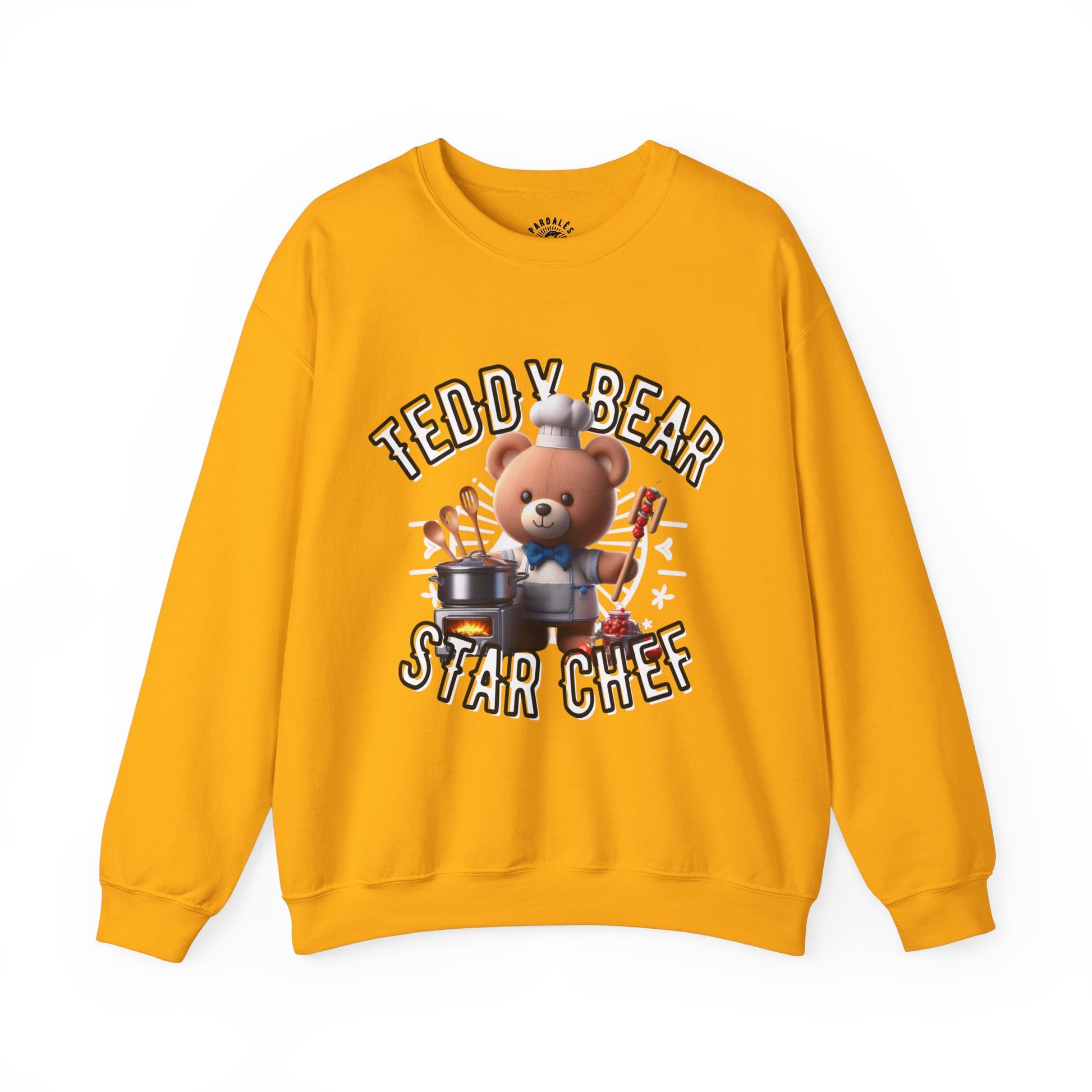 Unisex Sweatshirt - Teddy Star Chef - Pardalês_Free Lifestyle