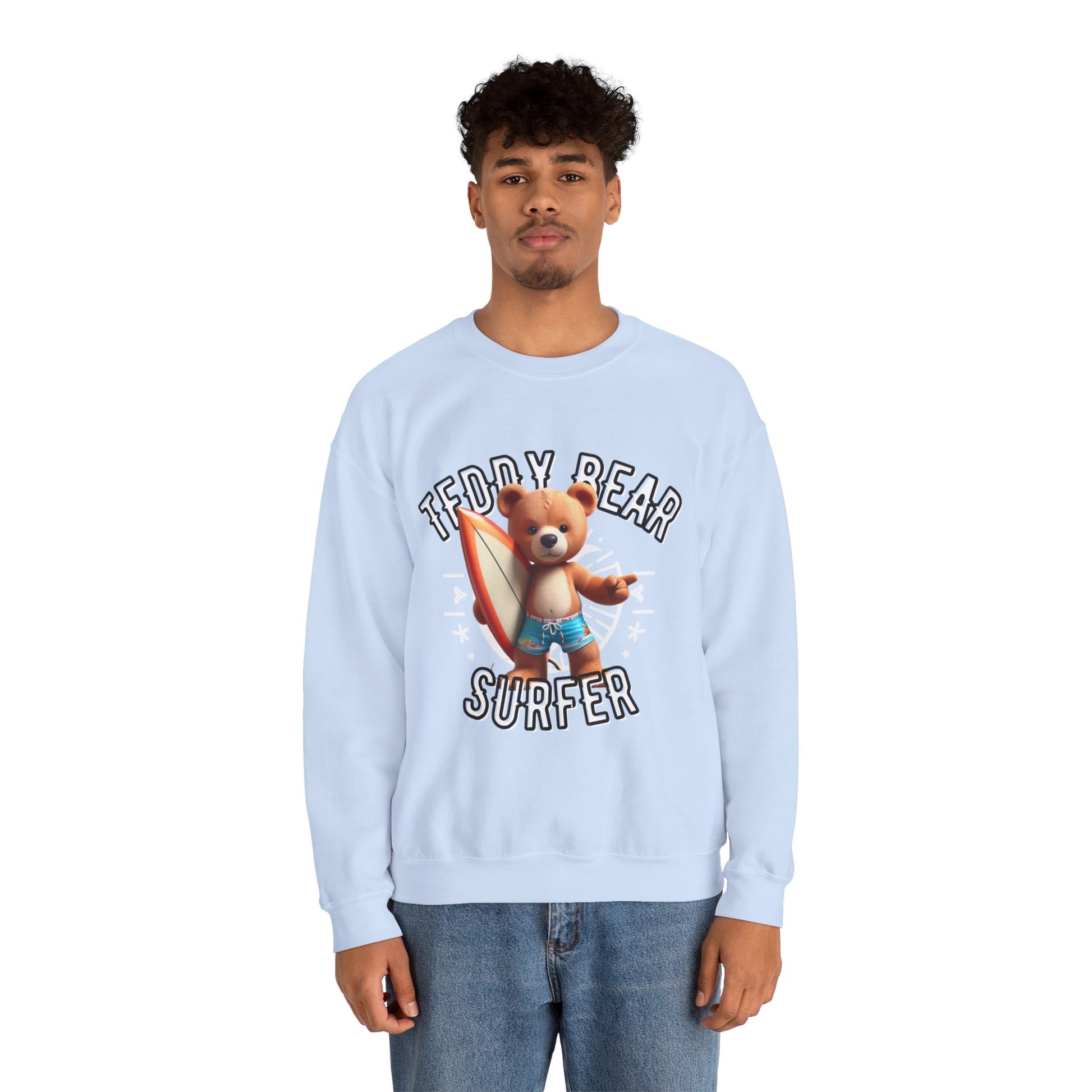 Unisex Sweatshirt - Teddy Surfer - Pardalês_Free Lifestyle