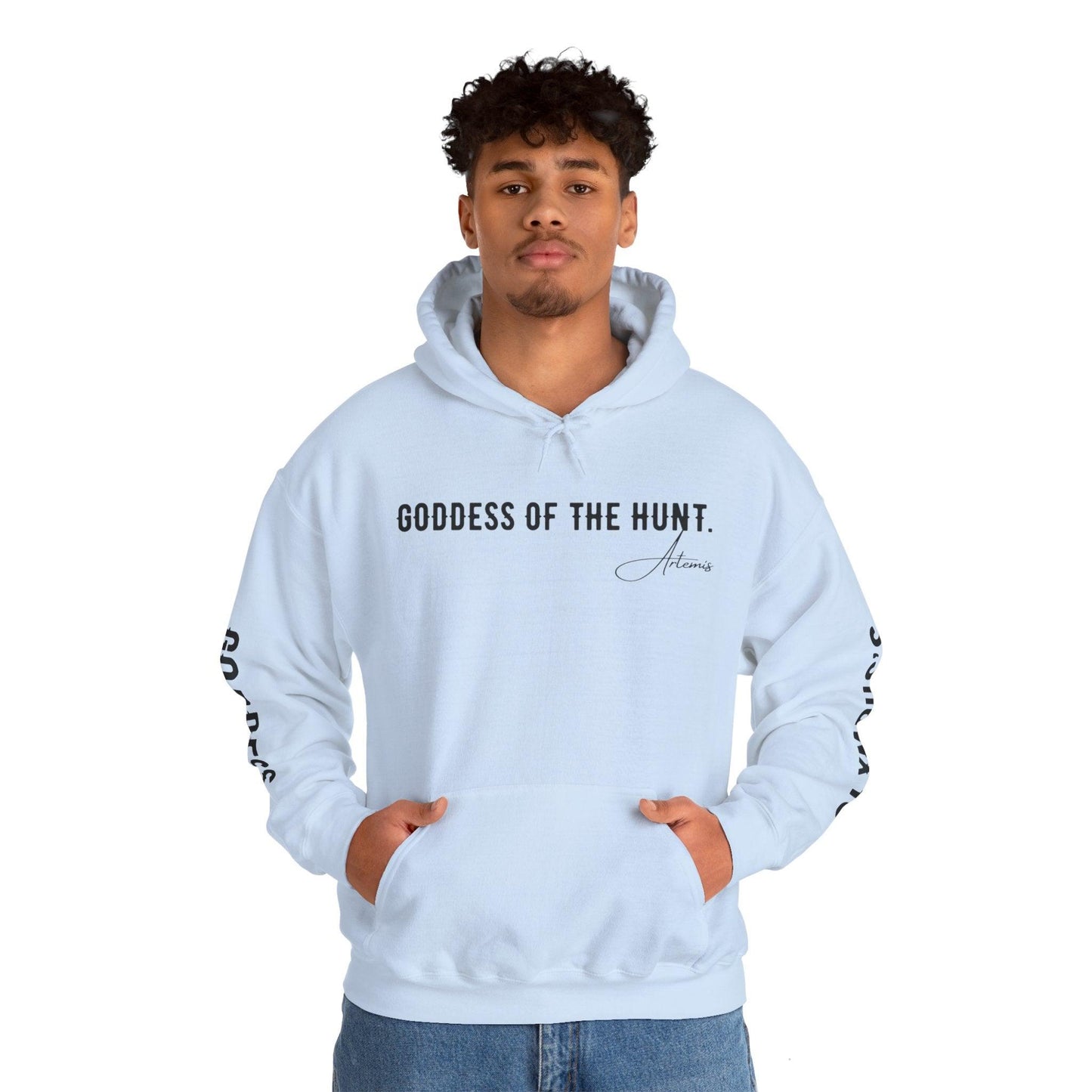 Unisex Hooded Sweatshirt - Olympus's Goddess Artemis - Pardalês_Free Lifestyle