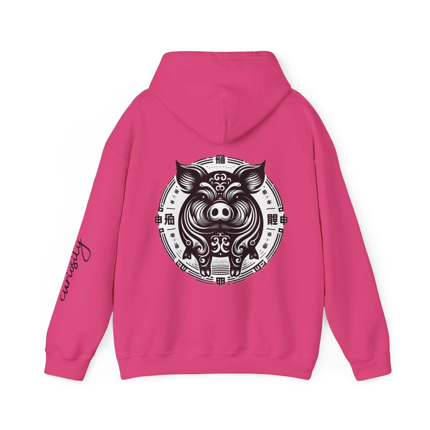 Unisex Hooded Sweatshirt - Chinese Zodiac Pig - Pardalês_Free Lifestyle