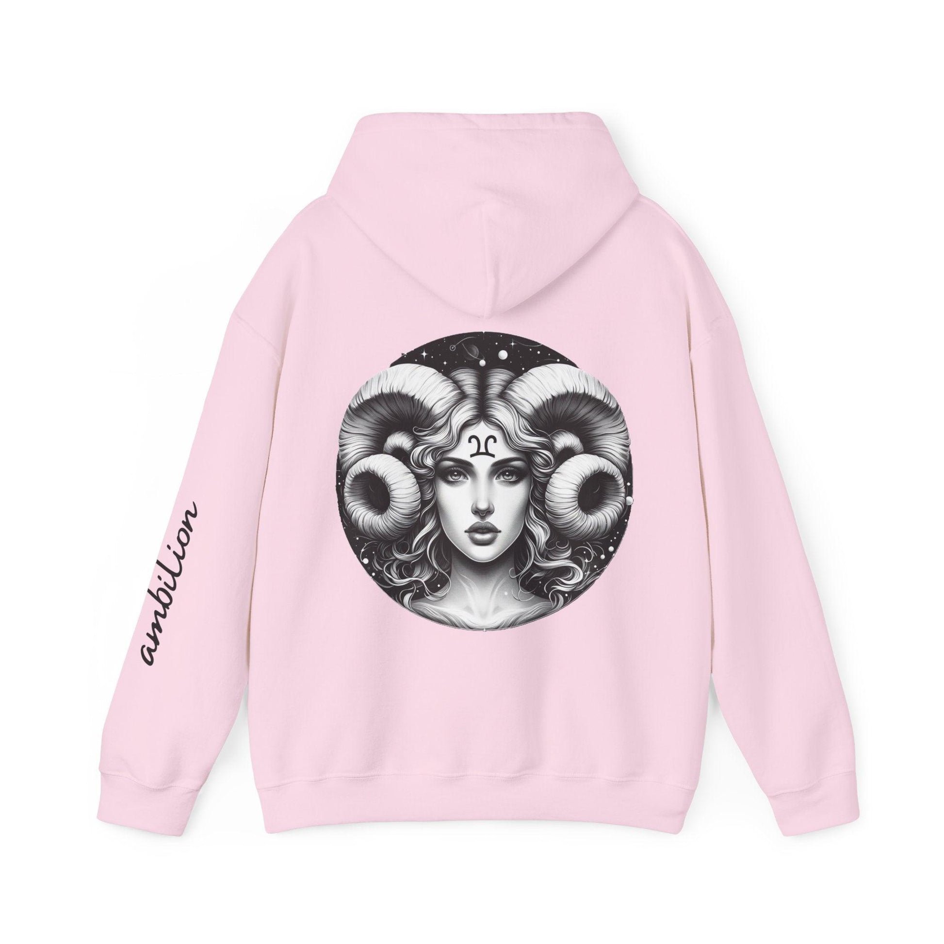 Unisex Hooded Sweatshirt - Aries Sign - Pardalês_Free Lifestyle