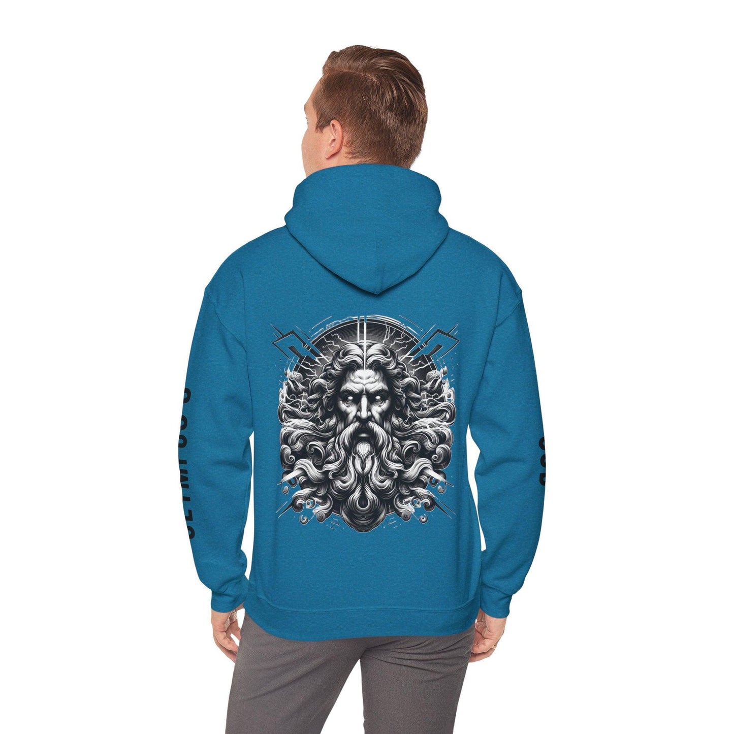 Unisex Hooded Sweatshirt - Olympus's God Zeus - Pardalês_Free Lifestyle