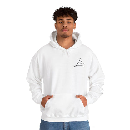 Unisex Hooded Sweatshirt - Libra Sign - Pardalês_Free Lifestyle