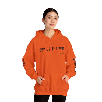 Unisex Hooded Sweatshirt - Olympus's God Poseidon - Pardalês_Free Lifestyle