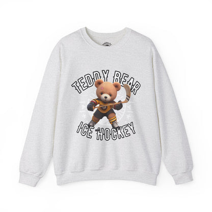 Unisex Sweatshirt - Teddy Ice Hockey - Pardalês_Free Lifestyle