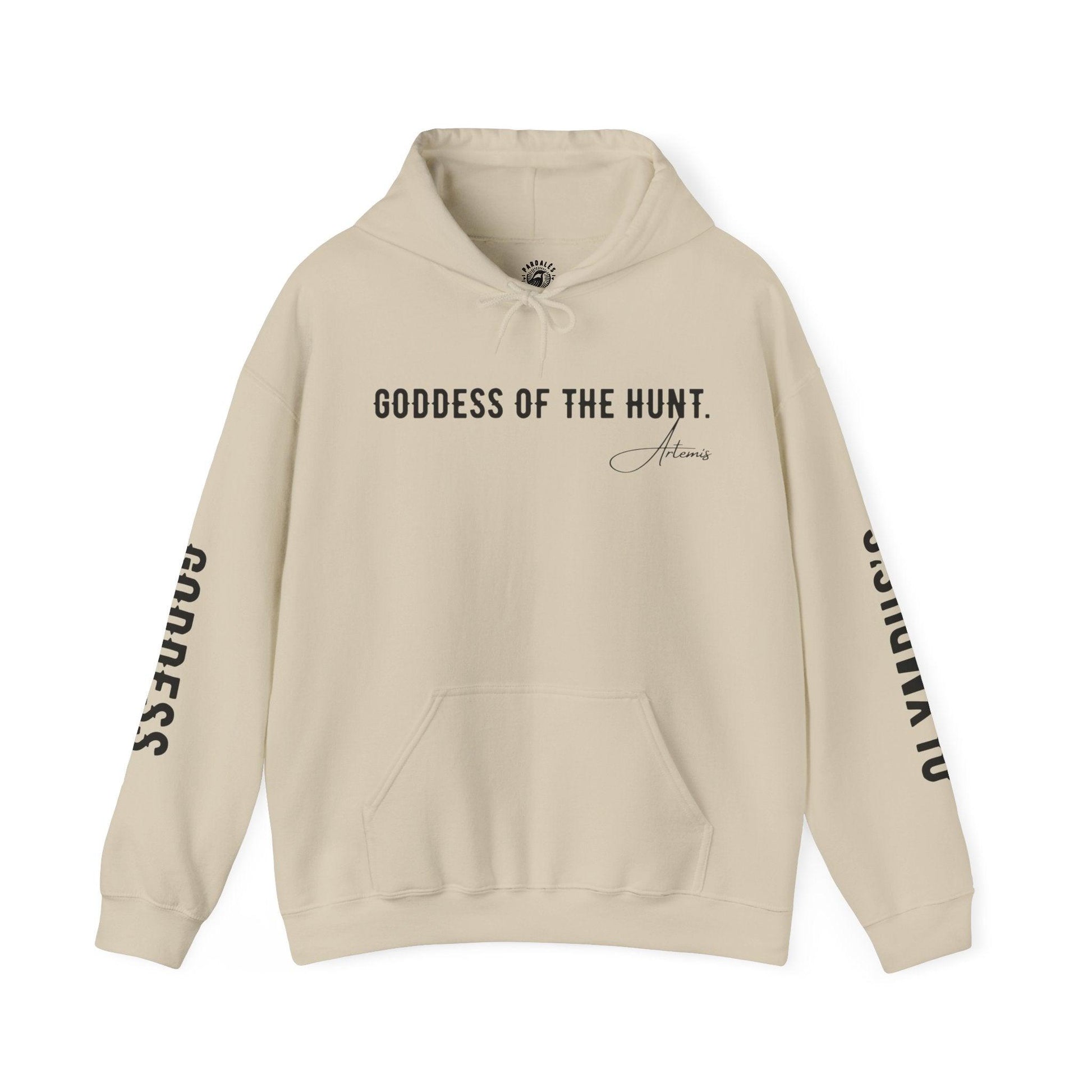 Unisex Hooded Sweatshirt - Olympus's Goddess Artemis - Pardalês_Free Lifestyle