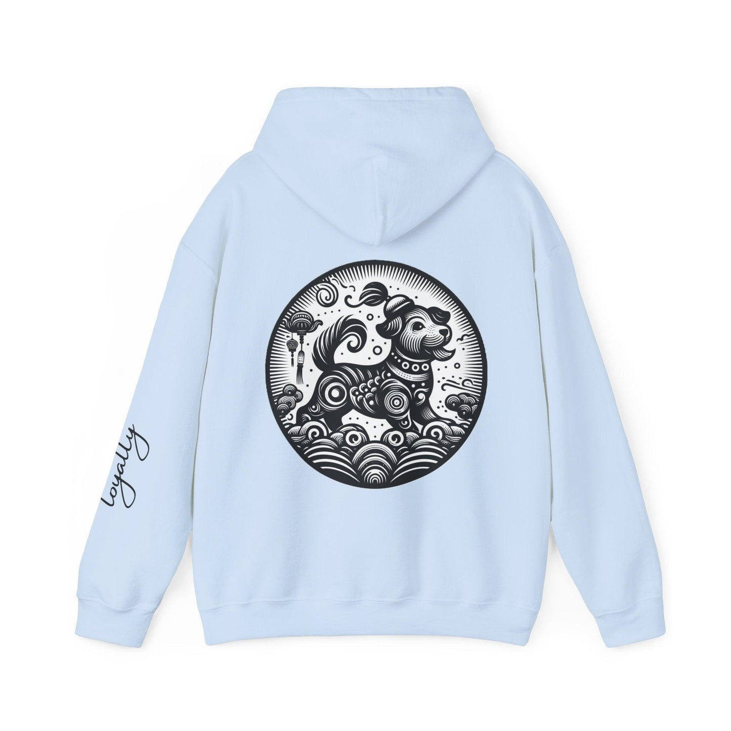 Unisex Hooded Sweatshirt - Chinese Zodiac Dog - Pardalês_Free Lifestyle