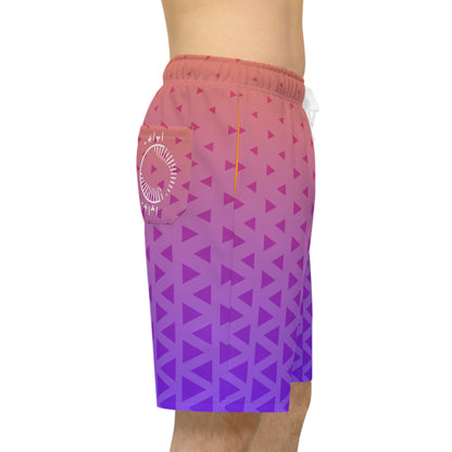 Men Long Shorts - Purplish