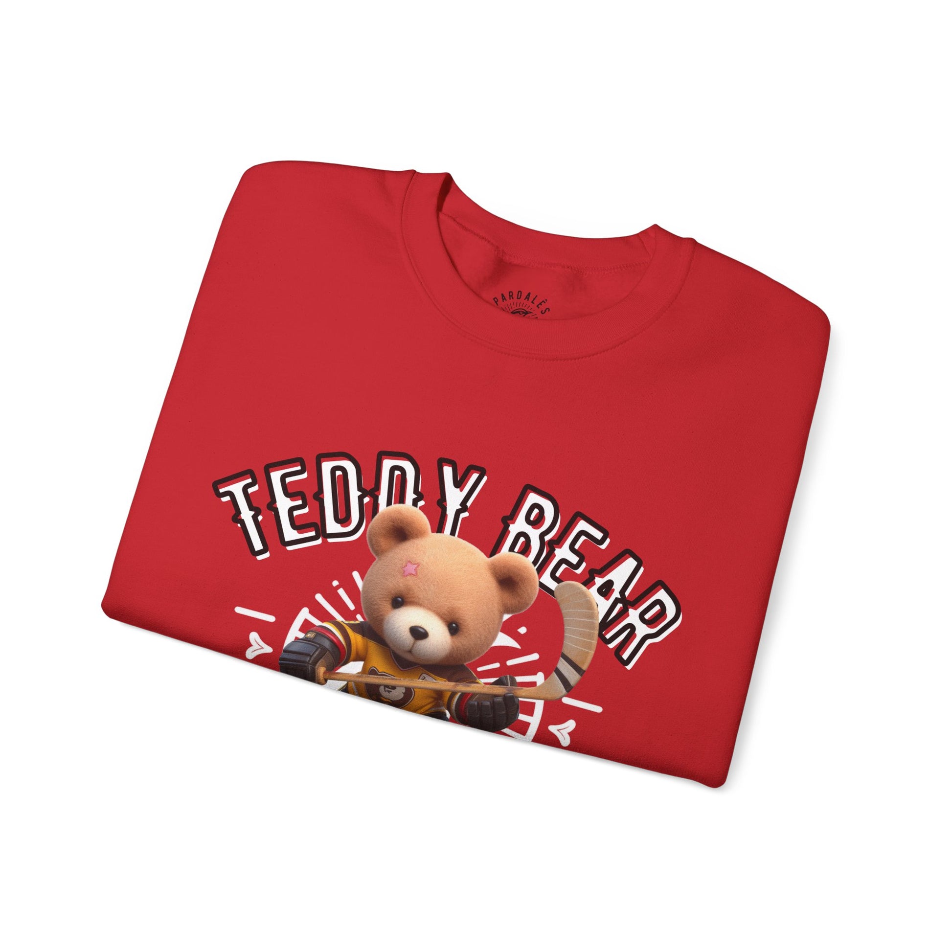 Unisex Sweatshirt - Teddy Ice Hockey - Pardalês_Free Lifestyle