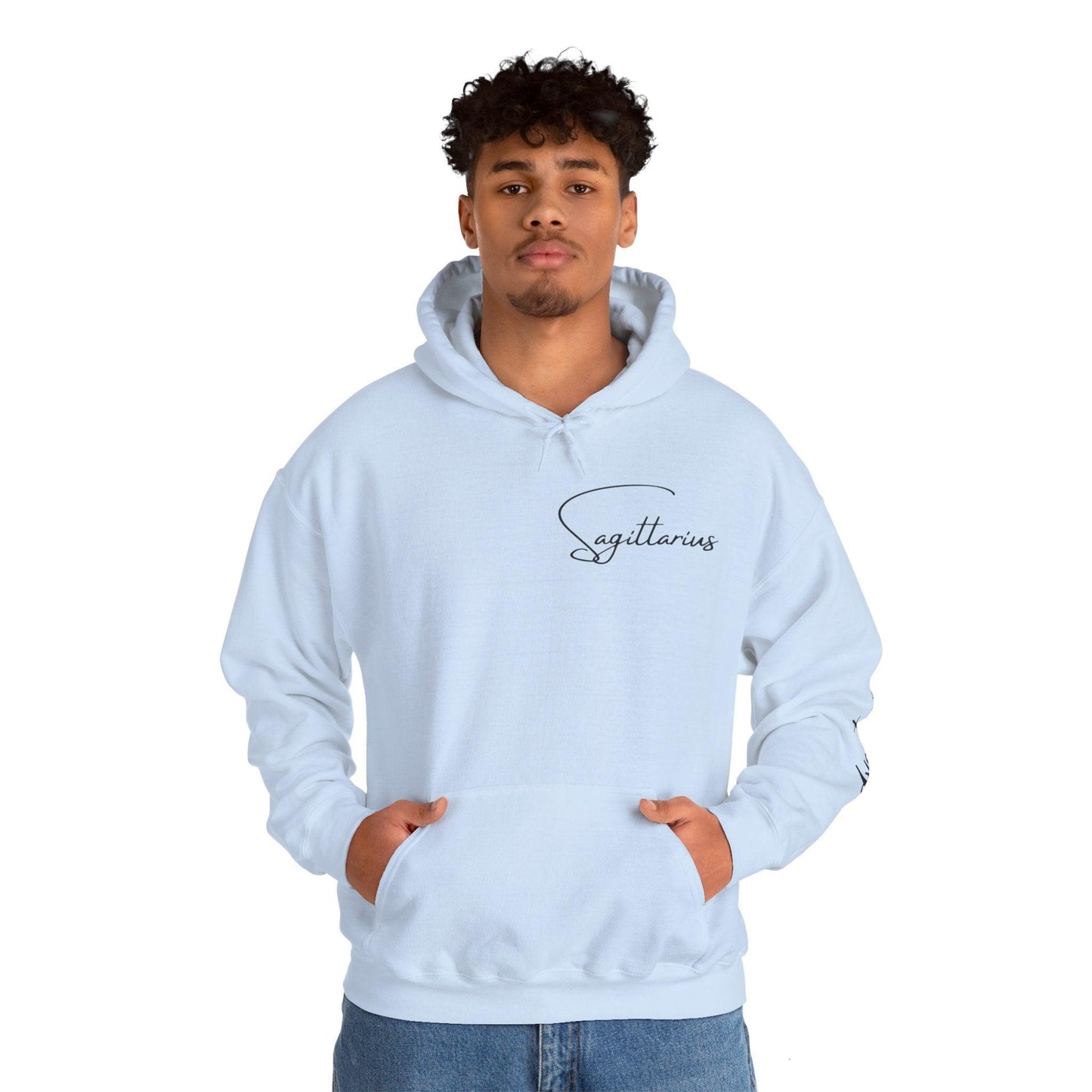 Unisex Hooded Sweatshirt - Sagittarius Sign - Pardalês_Free Lifestyle