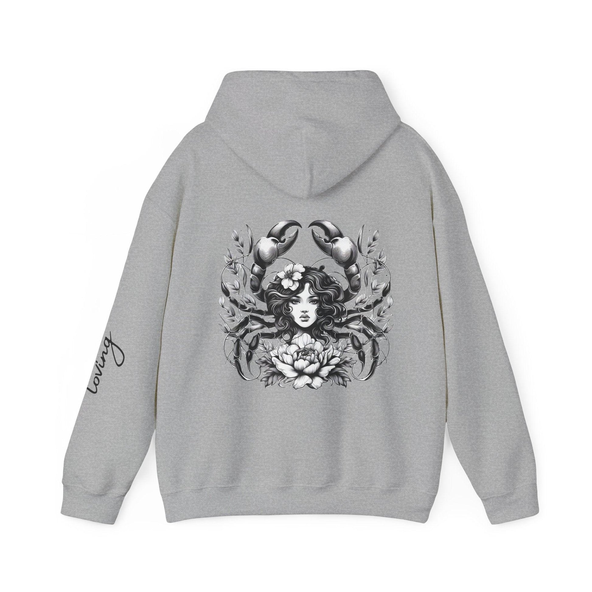 Unisex Hooded Sweatshirt - Cancer Sign - Pardalês_Free Lifestyle