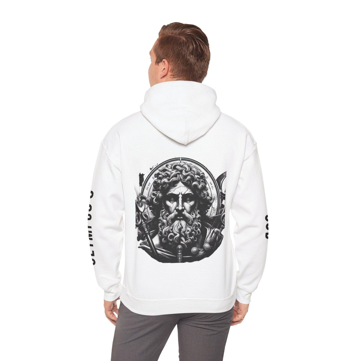 Unisex Hooded Sweatshirt - Olympus's God Ares - Pardalês_Free Lifestyle