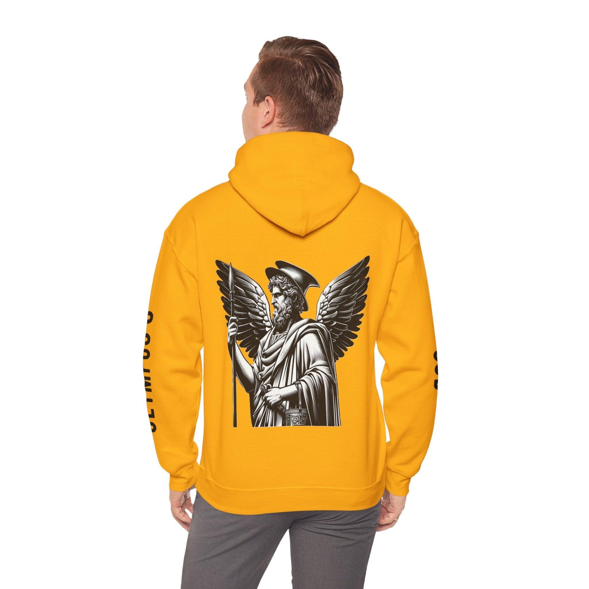 Unisex Hooded Sweatshirt - Olympus's God Hermes - Pardalês_Free Lifestyle