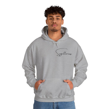 Unisex Hooded Sweatshirt - Sagittarius Sign - Pardalês_Free Lifestyle