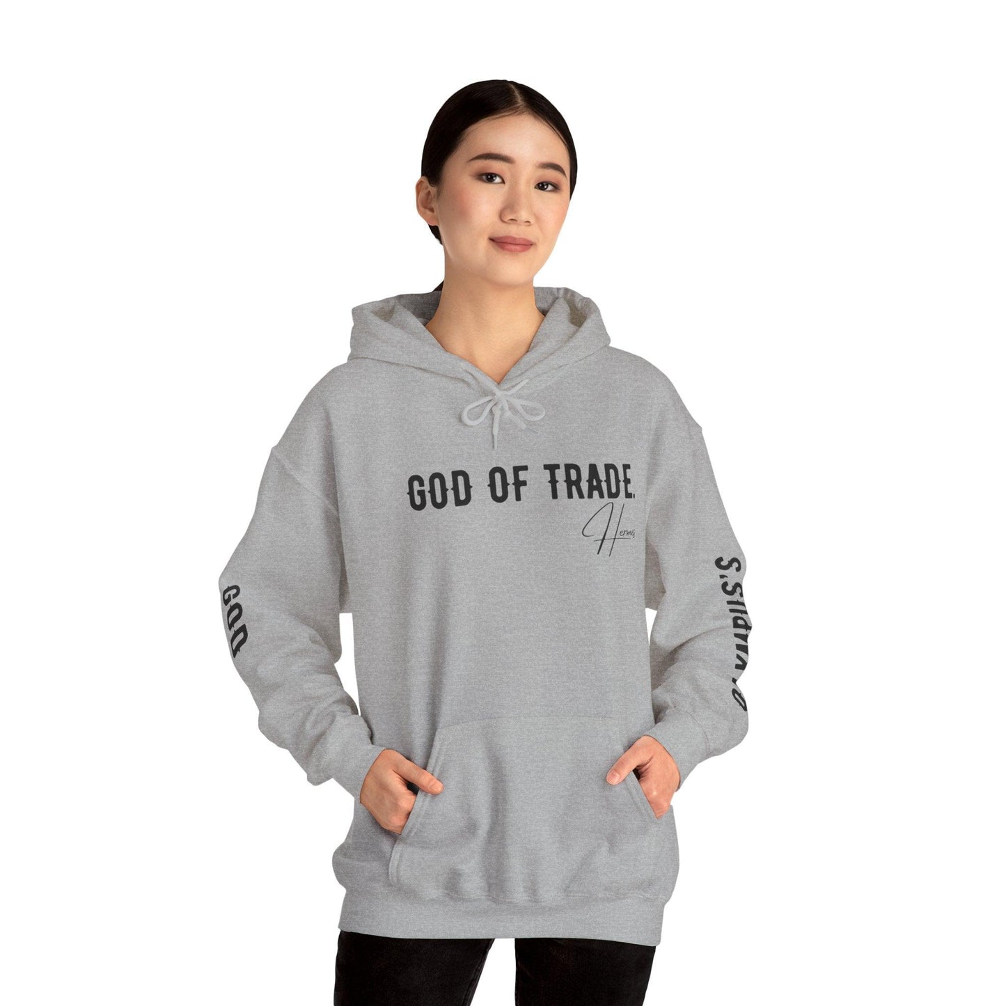 Unisex Hooded Sweatshirt - Olympus's God Hermes - Pardalês_Free Lifestyle