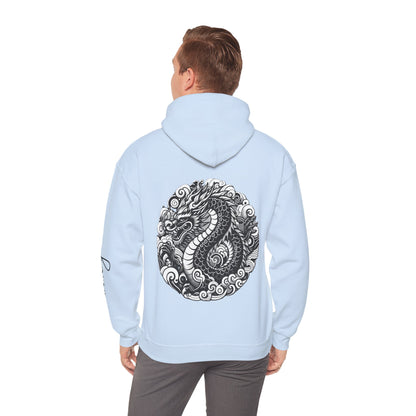 Unisex Hooded Sweatshirt - Chinese Zodiac Dragon