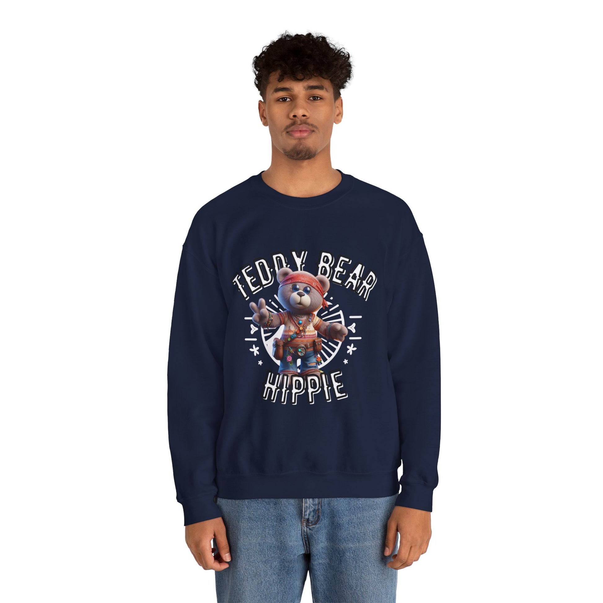 Unisex Sweatshirt - Teddy Hippie - Pardalês_Free Lifestyle