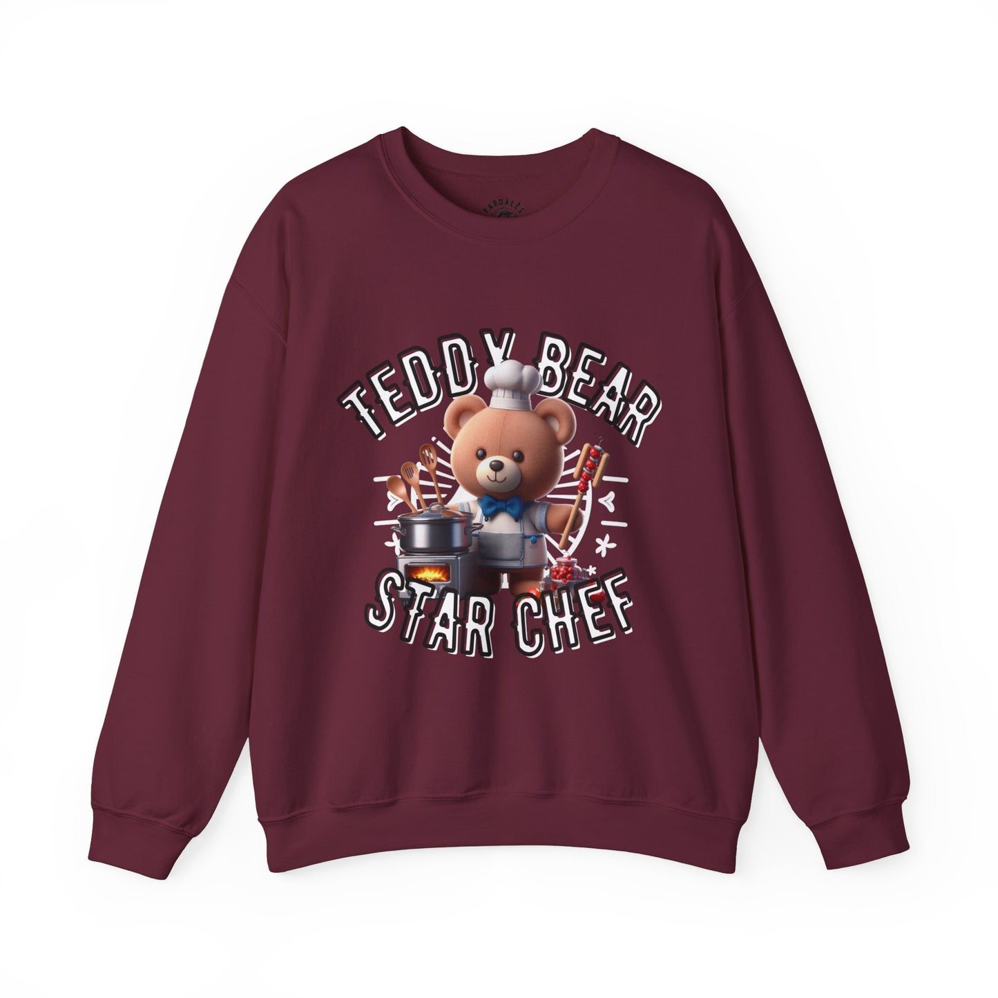 Unisex Sweatshirt - Teddy Star Chef - Pardalês_Free Lifestyle