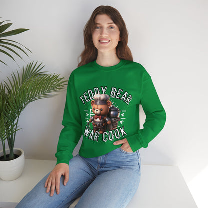 Unisex Sweatshirt - Teddy War Cook - Pardalês_Free Lifestyle