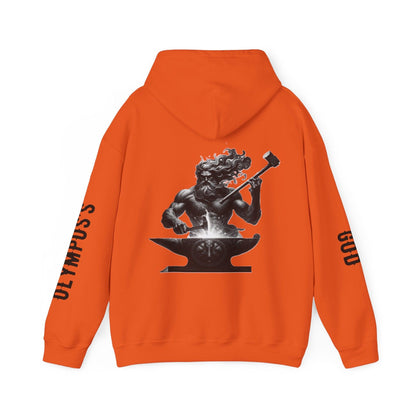 Unisex Hooded Sweatshirt - Olympus's God Hephaestus - Pardalês_Free Lifestyle