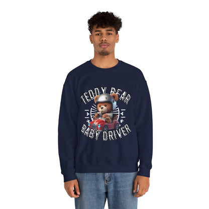 Unisex Sweatshirt - Teddy Baby Driver - Pardalês_Free Lifestyle