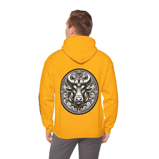 Unisex Hooded Sweatshirt - Chinese Zodiac Bull - Pardalês_Free Lifestyle