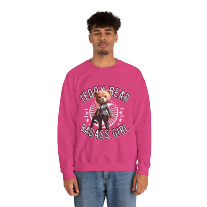 Unisex Sweatshirt - Teddy Badass Girl - Pardalês_Free Lifestyle