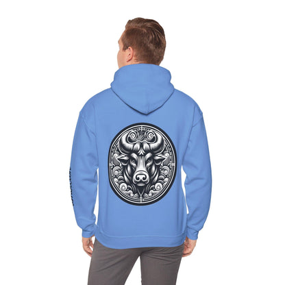 Unisex Hooded Sweatshirt - Chinese Zodiac Bull - Pardalês_Free Lifestyle