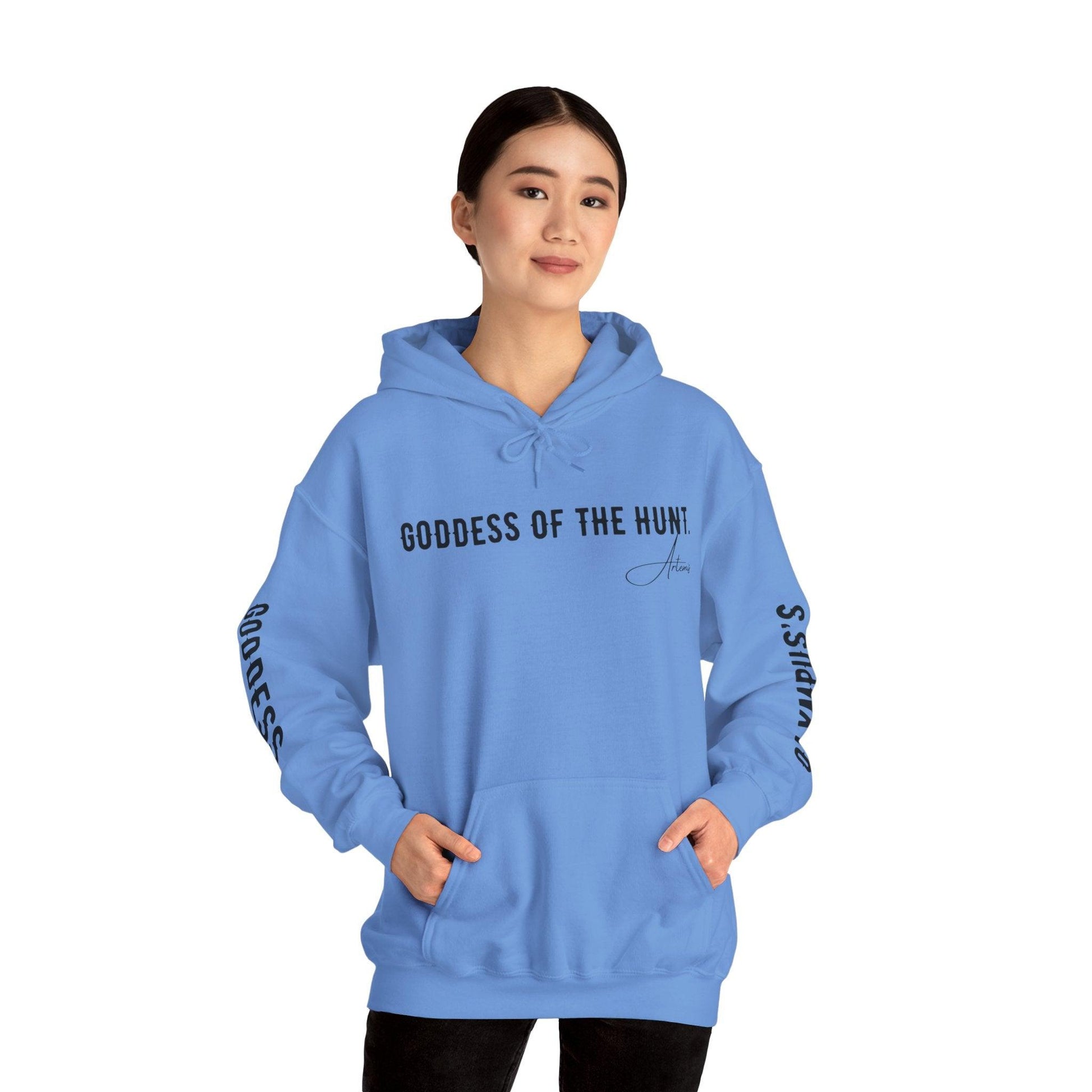 Unisex Hooded Sweatshirt - Olympus's Goddess Artemis - Pardalês_Free Lifestyle