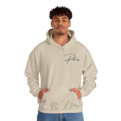 Unisex Hooded Sweatshirt - Pisces Sign - Pardalês_Free Lifestyle