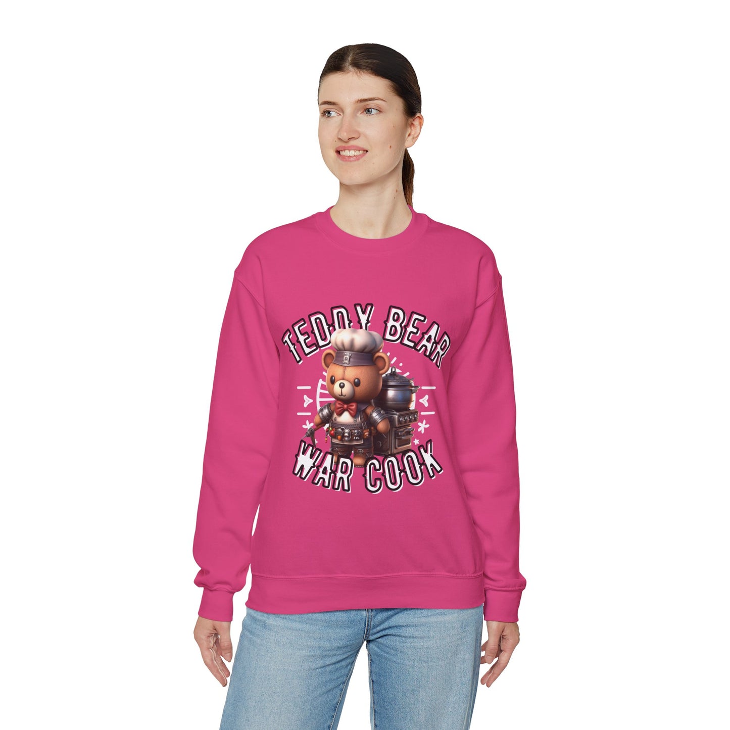 Unisex Sweatshirt - Teddy War Cook - Pardalês_Free Lifestyle