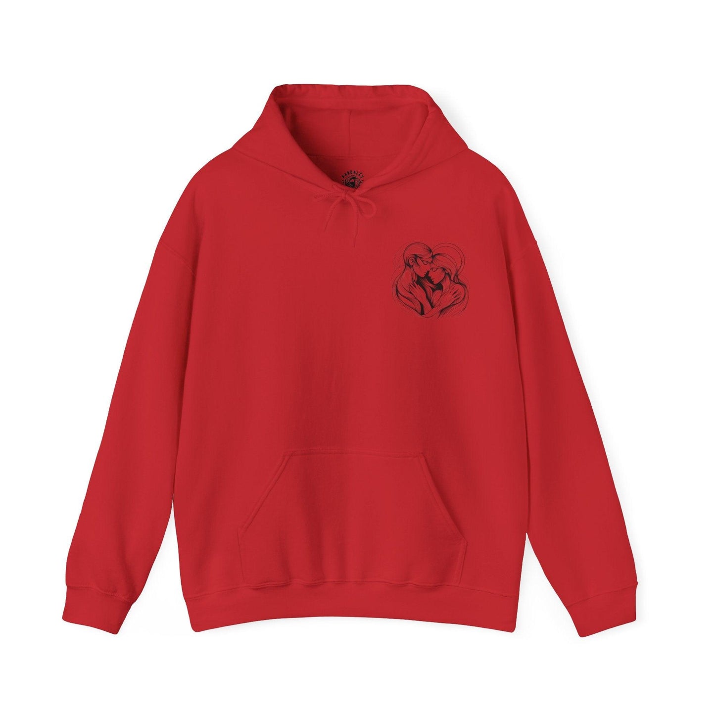 Unisex Hooded Sweatshirt - Valentine's Day - Loved Everyday - Pardalês_Free Lifestyle