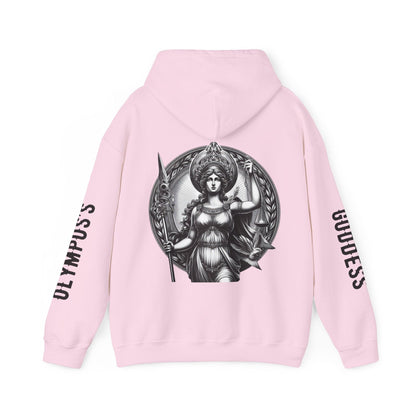 Unisex Hooded Sweatshirt - Olympus's Goddess Athena - Pardalês_Free Lifestyle