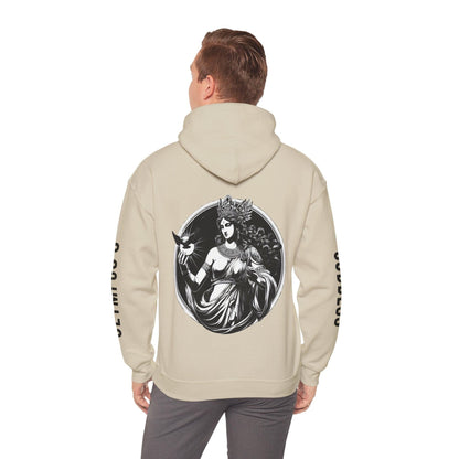 Unisex Hooded Sweatshirt - Olympus's Goddess Hera - Pardalês_Free Lifestyle