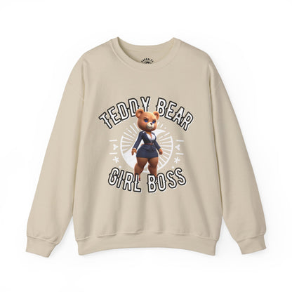 Unisex Sweatshirt - Teddy Girl Boss - Pardalês_Free Lifestyle