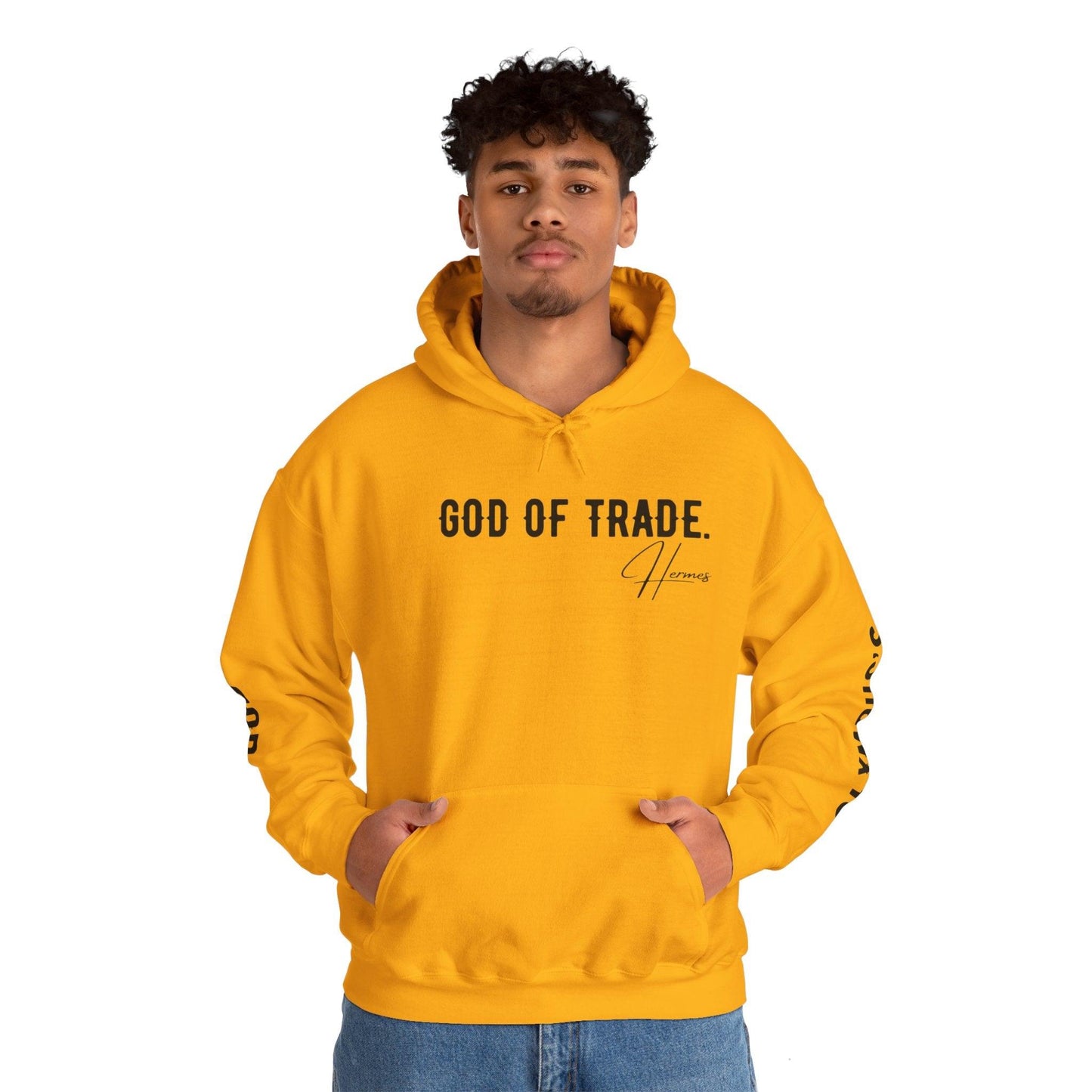 Unisex Hooded Sweatshirt - Olympus's God Hermes - Pardalês_Free Lifestyle