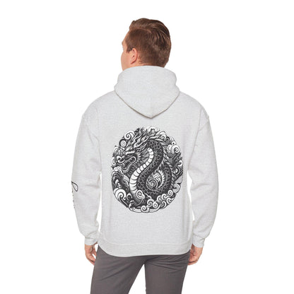 Unisex Hooded Sweatshirt - Chinese Zodiac Dragon - Pardalês_Free Lifestyle