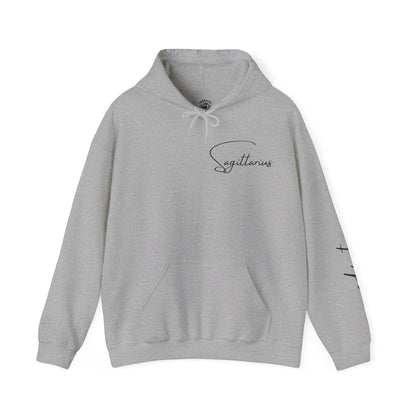 Unisex Hooded Sweatshirt - Sagittarius Sign - Pardalês_Free Lifestyle