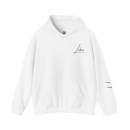 Unisex Hooded Sweatshirt - Libra Sign - Pardalês_Free Lifestyle